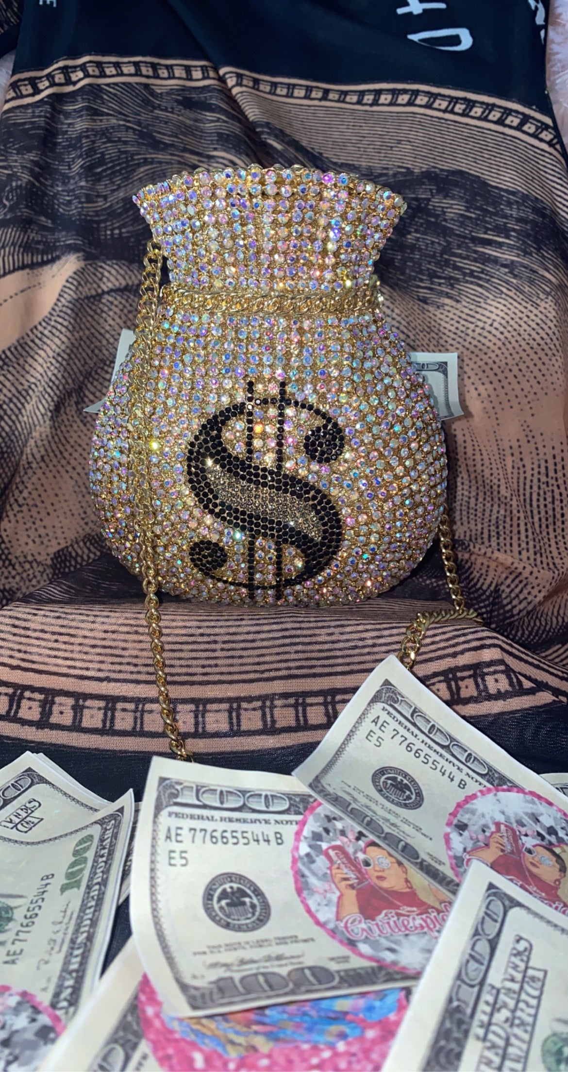 IN MY BAG money bag clutch